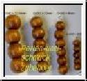 17g=ca.60 Stk. Holz-Perlen ca.10mm nat�rl. braun G-041