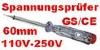 Strompr�fer / Spannungspr�fer 60mm 110 V - 250 V