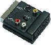 Scart-Adapter 21pol Stecker-3*Cinch+S-VHS+Scart Buchse