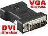 Adapter DVI 12+5 auf VGA 15 pol Buchse Grafikkarte