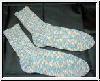 Handgestrickte Socken Gr 42/43 mit Baumwolle